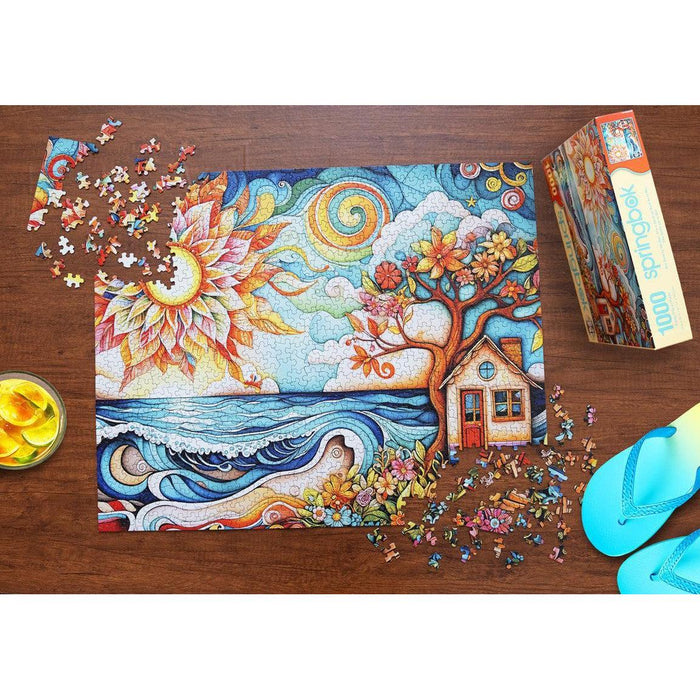 She Shed by the Sea 1000 Piece Jigsaw Puzzle Springbok - for just $19.99! 