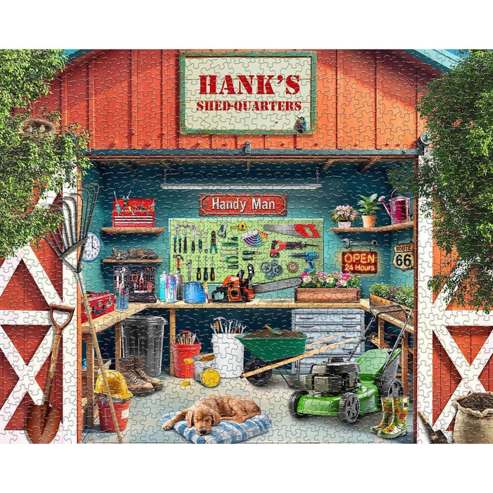 Shed-Quarters 1000 Piece Jigsaw Puzzle Springbok - for just $19.99! 