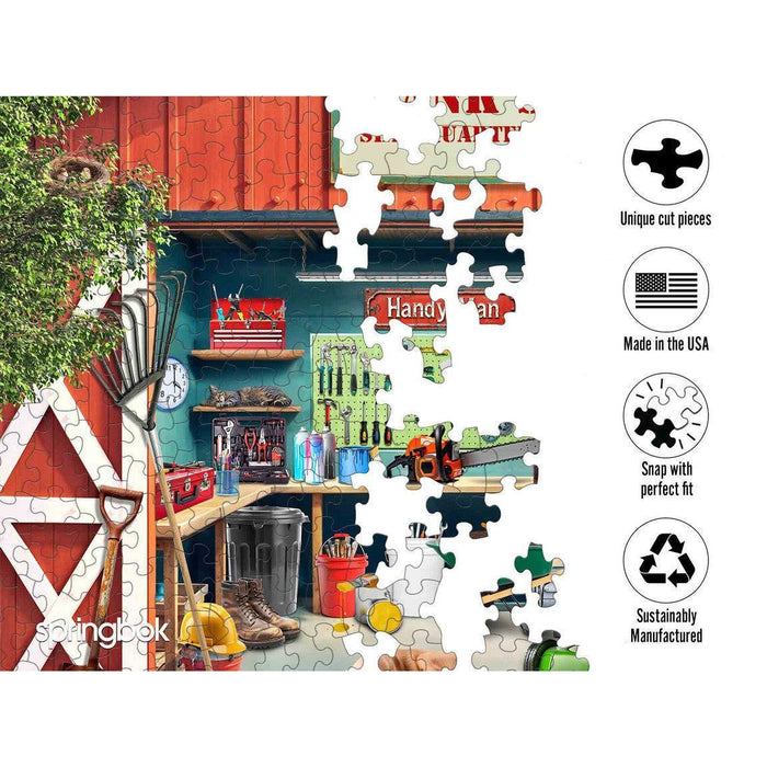 Shed-Quarters 1000 Piece Jigsaw Puzzle Springbok - for just $19.99! 