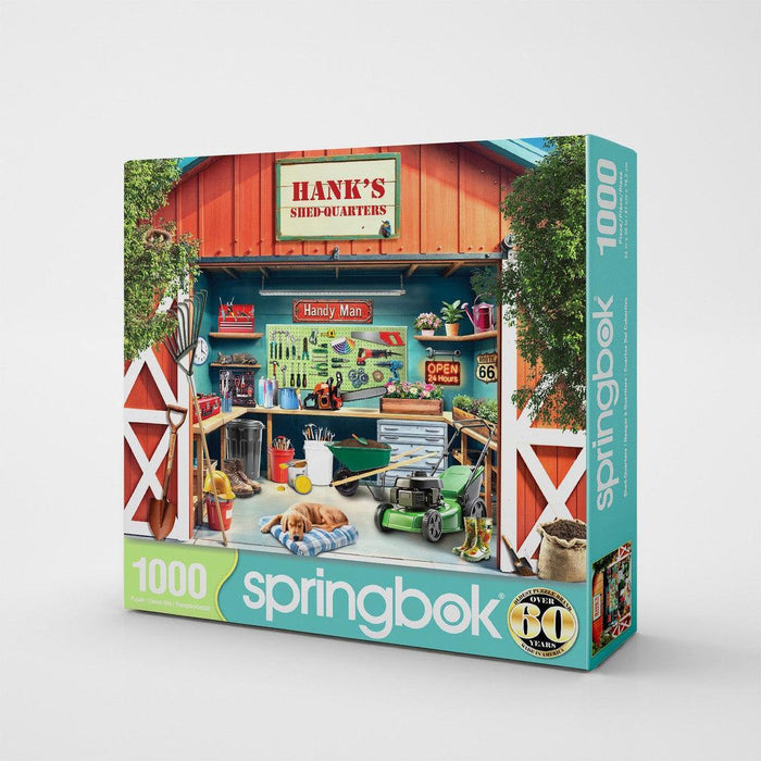 Shed-Quarters 1000 Piece Jigsaw Puzzle Springbok - for just $19.99! 