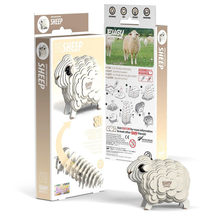 Sheep 3D Cardboard Model Kit Eugy - for just $11.99! 