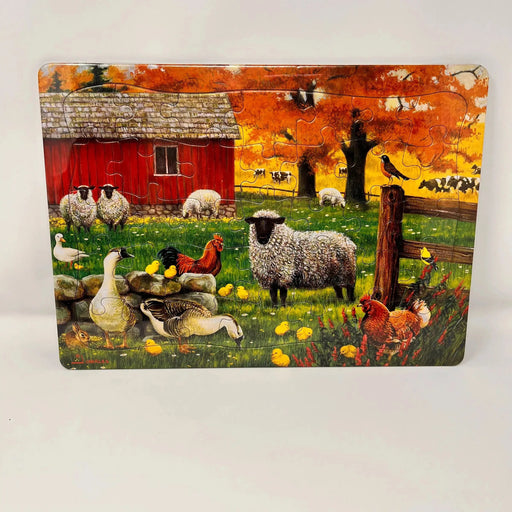 Sheep Farm 35 Piece Tray Jigsaw Puzzle Cobble Hill - for just $9.99! 