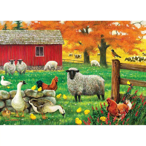 Sheep Farm 35 Piece Tray Jigsaw Puzzle Cobble Hill - for just $9.99! 
