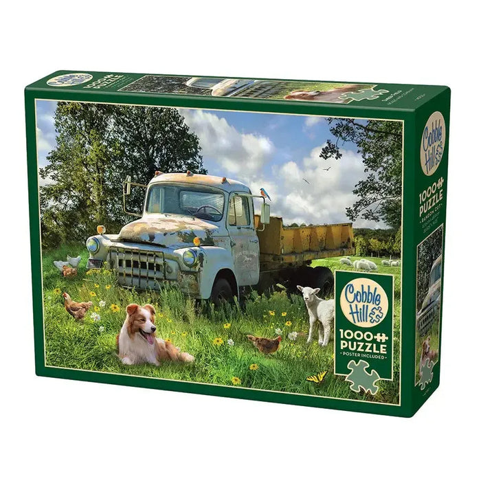 Sheep Field 1000 Piece Jigsaw Puzzle Cobble Hill - for just $19.99! 
