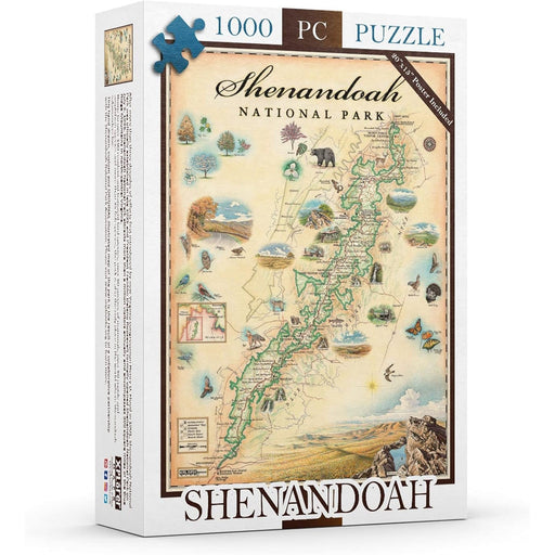 Shenandoah National Park 1000 Piece Jigsaw Puzzle Xplorer Maps - for just $24.99! 