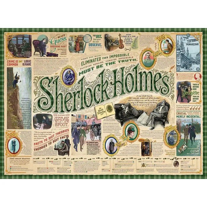 Sherlock Holmes 1000 Piece Jigsaw Puzzle Cobble Hill - for just $19.99! 