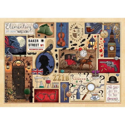 Sherlock Holmes 1000 Piece Jigsaw Puzzle Gibsons - for just $24.99! 