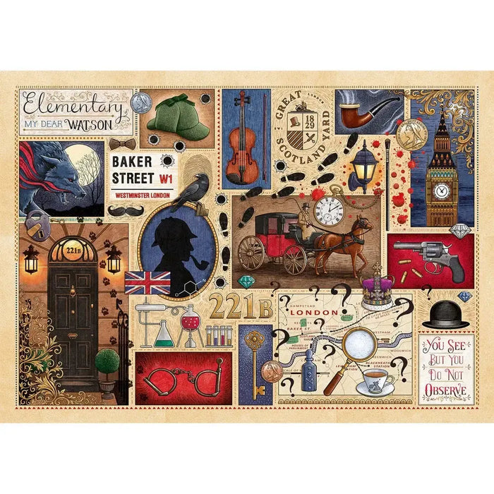 Sherlock Holmes 1000 Piece Jigsaw Puzzle Gibsons - for just $24.99! 