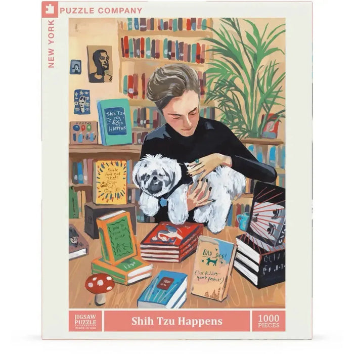Shih Tzu Happens by Jenny Kroik 1000 Piece Jigsaw Puzzle NYPC - for just $28.99! 