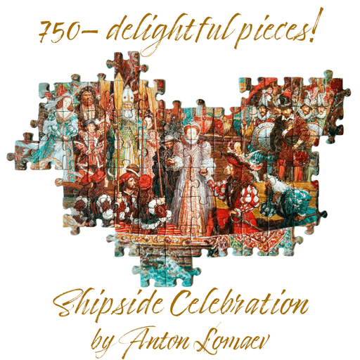 Shipside Celebration 750 Piece Premium Jigsaw Puzzle Art & Fable - for just $31.99! 