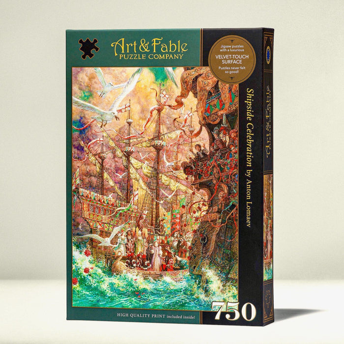 Shipside Celebration 750 Piece Premium Jigsaw Puzzle Art & Fable - for just $31.99! 