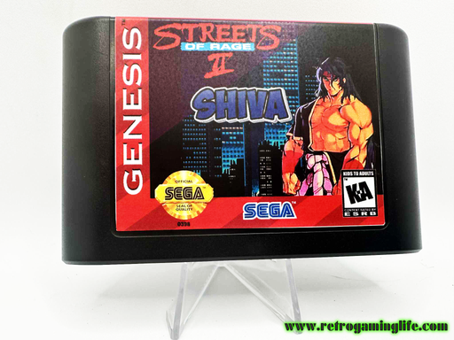 Streets of Rage 2: Shiva Edition (Sega Genesis Reproduction Cart) - for just $19.99! 