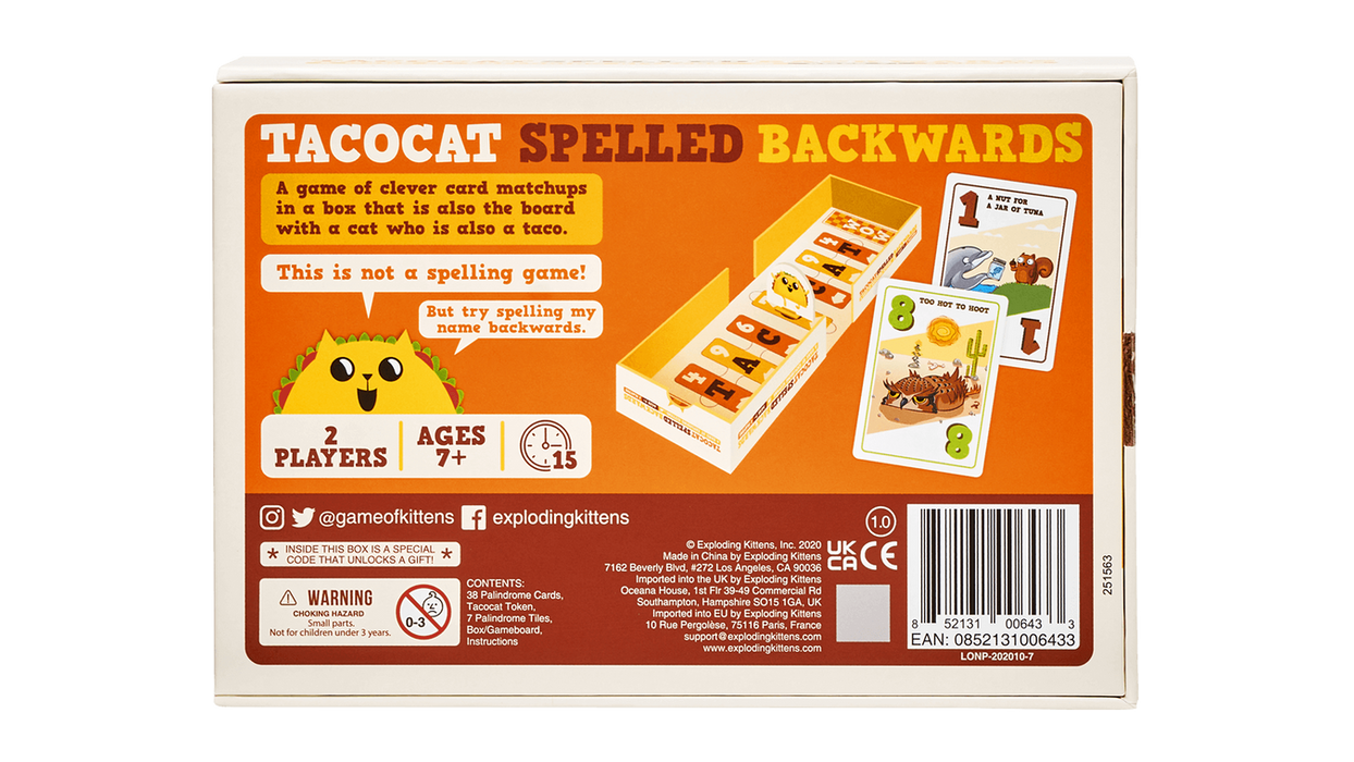 Tacocat Spelled Backwards - for just $14.99! 