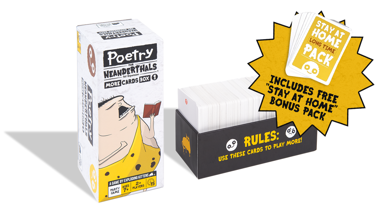 Poetry for Neanderthals: More Cards Box 1 - for just $14.99! 