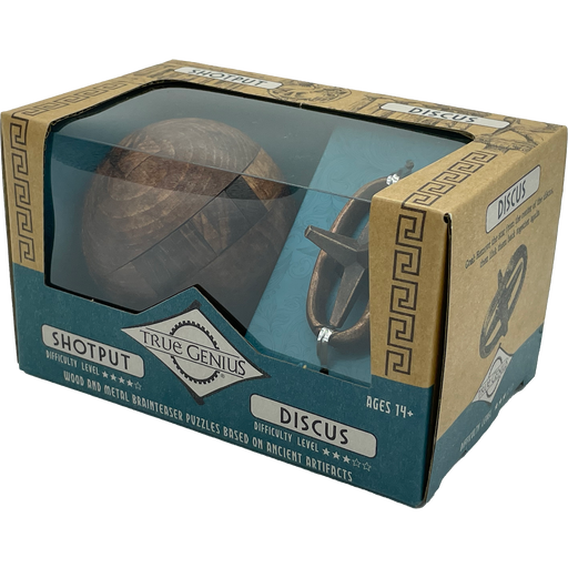 Shotput & Discus Brainteaser Puzzle True Genius - for just $14.99! 