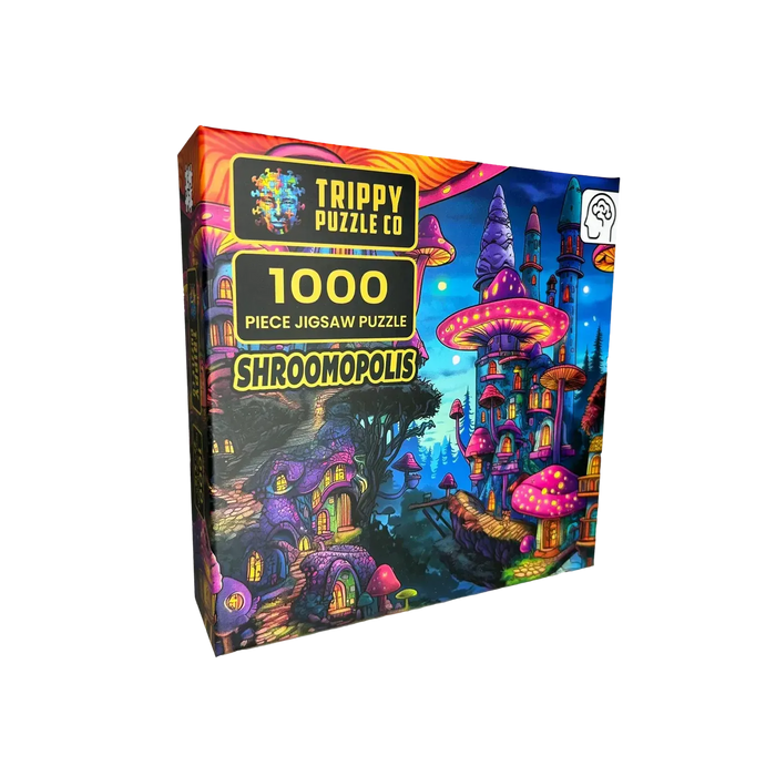 Shroomopolis 1000 Piece Jigsaw Puzzle Trippy - for just $19.99! 