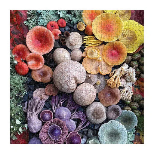 Shrooms in Blooms 500 Piece Jigsaw Puzzle Galison - for just $17.99! 