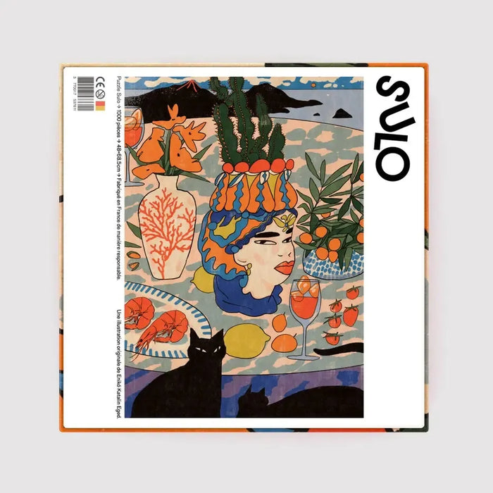 Sicilian Still Life By Enikő Katalin Eged 1000 Piece LE Jigsaw Puzzle Sulo - for just $44.99! 