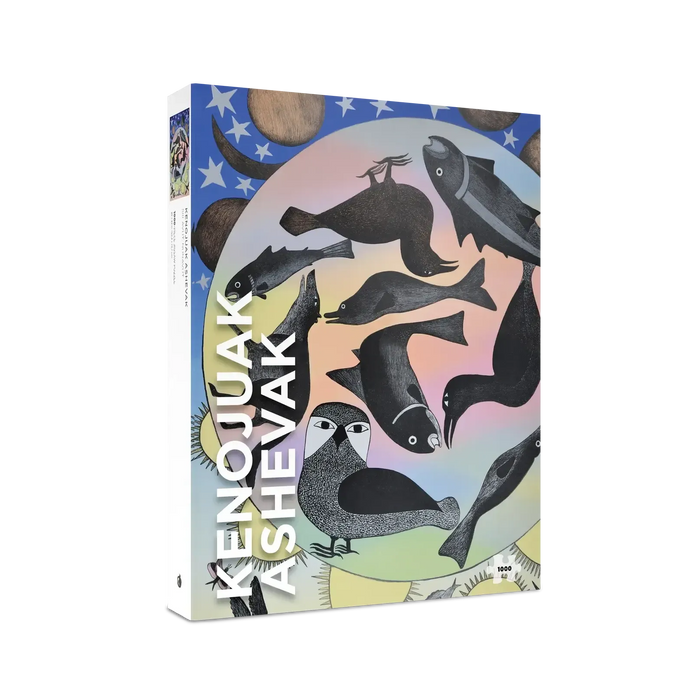 Siilavut, Nunavut by Kenojuak Ashevak 1000 Piece Jigsaw Puzzle Pomegranate - for just $24.99! 