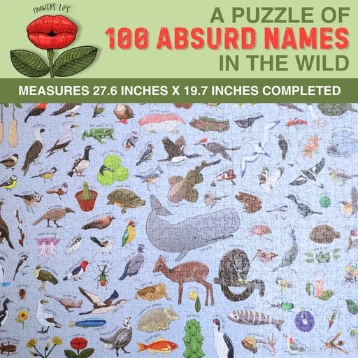 Silly Nature 1000 Piece Jigsaw Puzzle Sleazy Greetings - for just $25.99! 