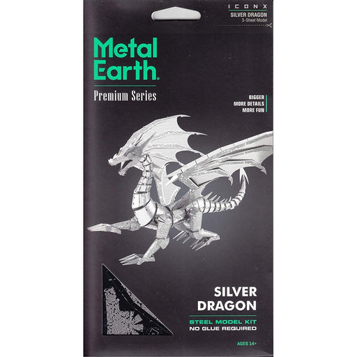 Silver Dragon Premium 3D Steel Model Kit Metal Earth - for just $19.99! 