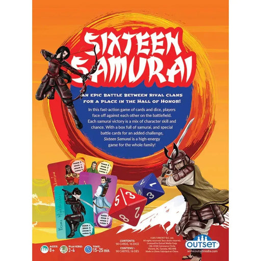 Sixteen Samurai - The Epic Game of Battle & Honor - Outset - for just $19.99! 