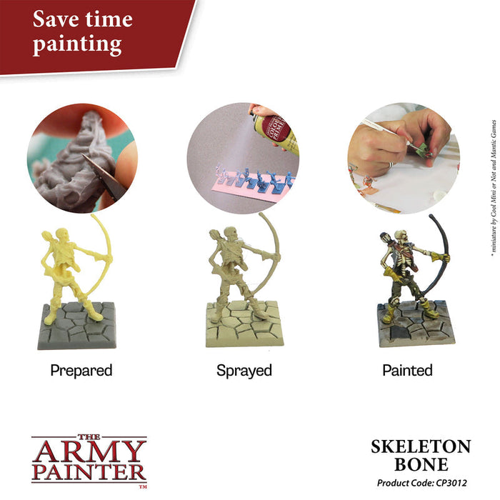 Army Painter Colour Primer: Skeleton Bone - Premium Miniatures - Just $17.99! Shop now at Retro Gaming of Denver