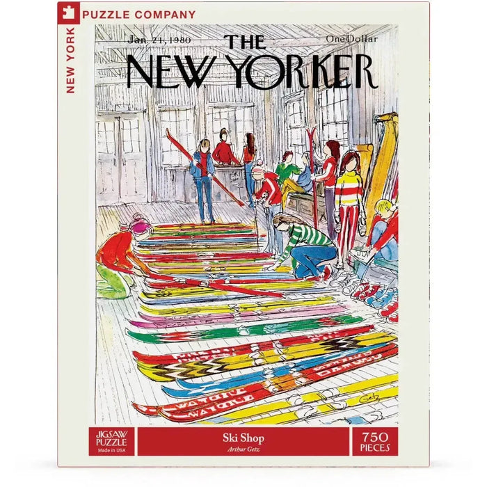 Ski Shop The New Yorker 750 Piece Jigsaw Puzzle NYPC - for just $27.99! 