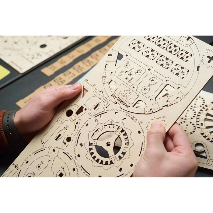 Sky Watcher Tourbillon Table Clock 3D Wood Model Kit UGEARS - for just $89.99! 