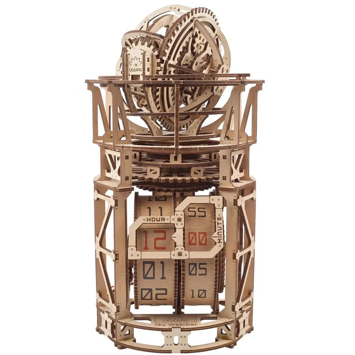 Sky Watcher Tourbillon Table Clock 3D Wood Model Kit UGEARS - for just $89.99! 