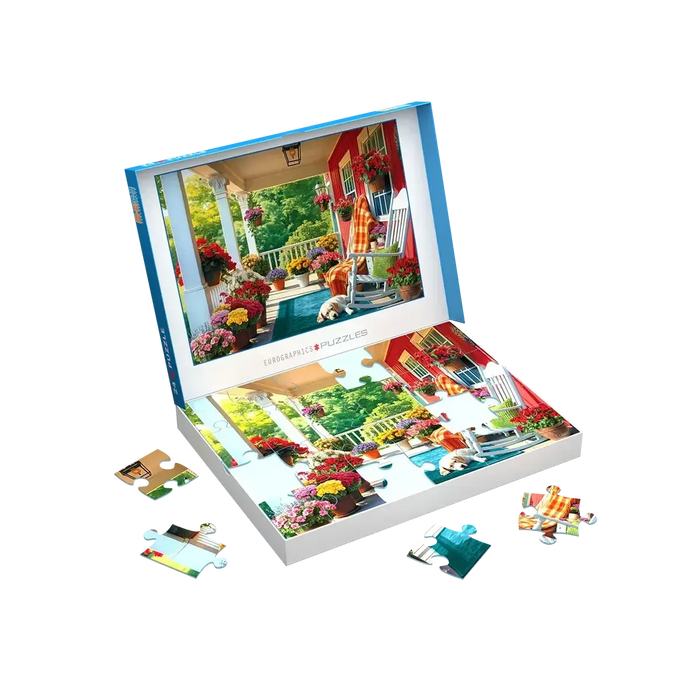 Sleeping on the Porch 24 Connecting Pieces Jigsaw Puzzle Eurographics - for just $19.99! 