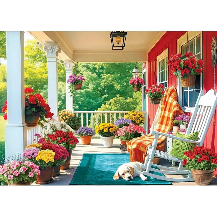 Sleeping on the Porch 24 Connecting Pieces Jigsaw Puzzle Eurographics - for just $19.99! 