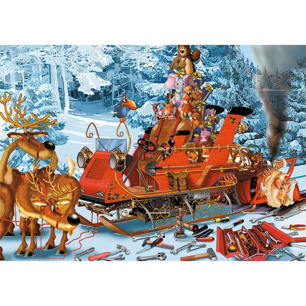 Sleigh Repair 1000 Piece Jigsaw Puzzle Piatnik - for just $24.99! 
