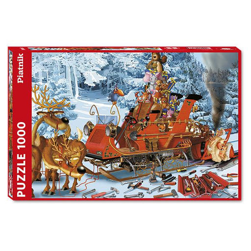 Sleigh Repair 1000 Piece Jigsaw Puzzle Piatnik - for just $24.99! 