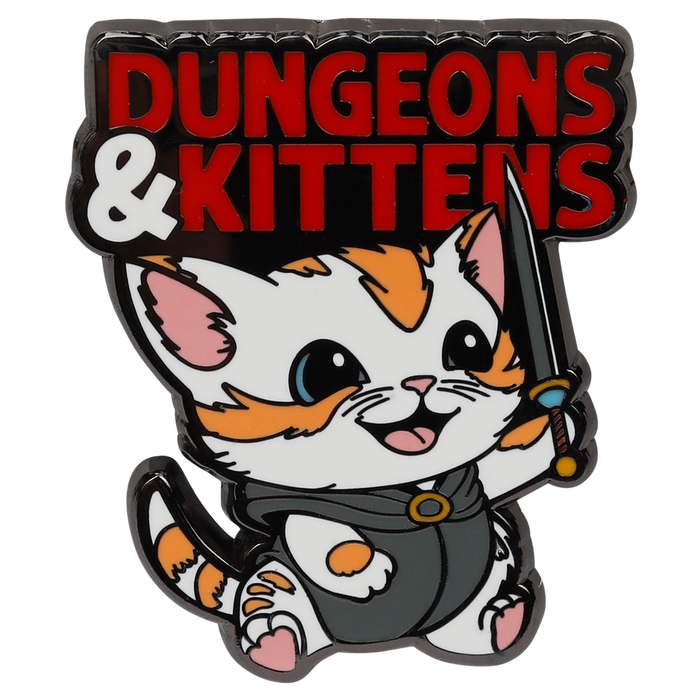 Enamel Pin: Dungeons & Kittens - for just $9.99! 
