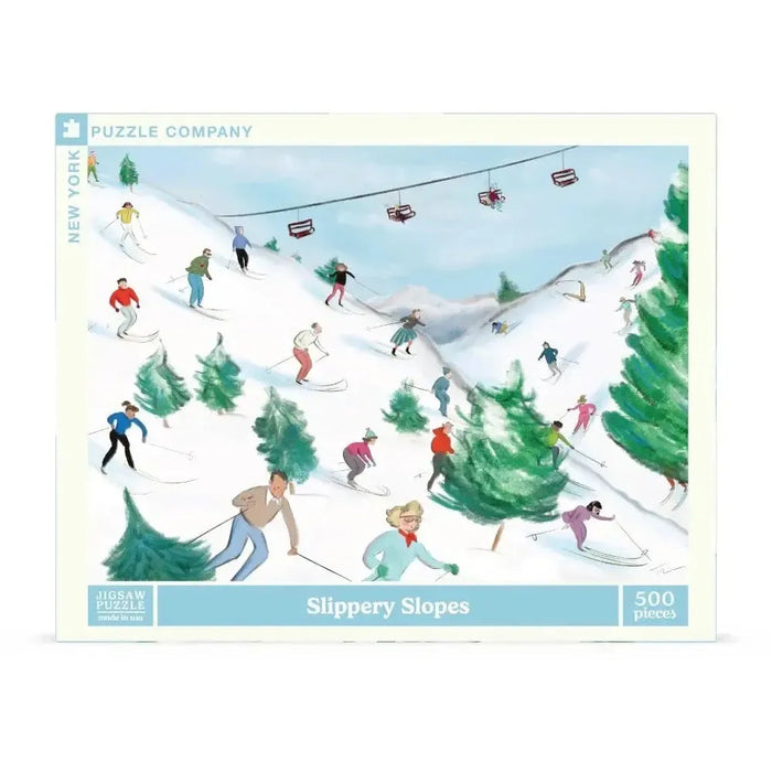 Slippery Slopes by Tug Rice 500 Piece Jigsaw Puzzle NYPC - for just $26.99! 
