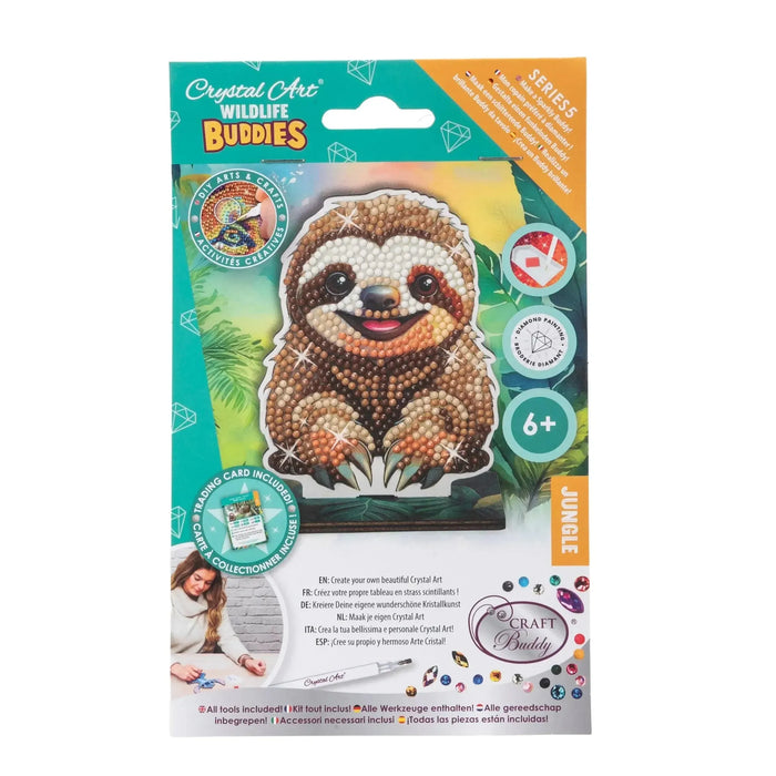 Sloth "Jungle" Crystal Art Buddies Kit Craft Buddy - for just $9.99! 
