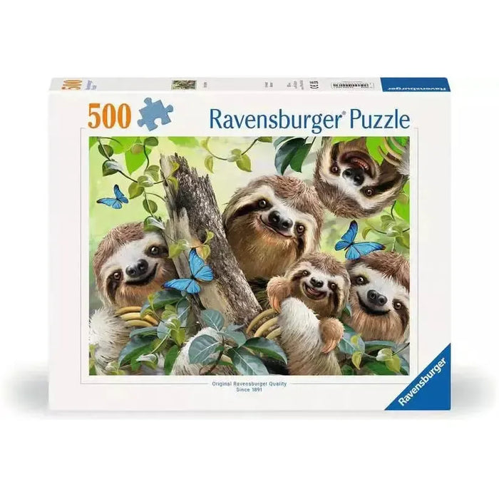Sloth Selfie 500 Piece Jigsaw Puzzle Ravensburger - for just $19.99! 