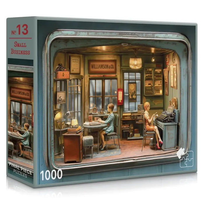 Small Business 1000 Piece Jigsaw Puzzle Final Piece - for just $19.99! 
