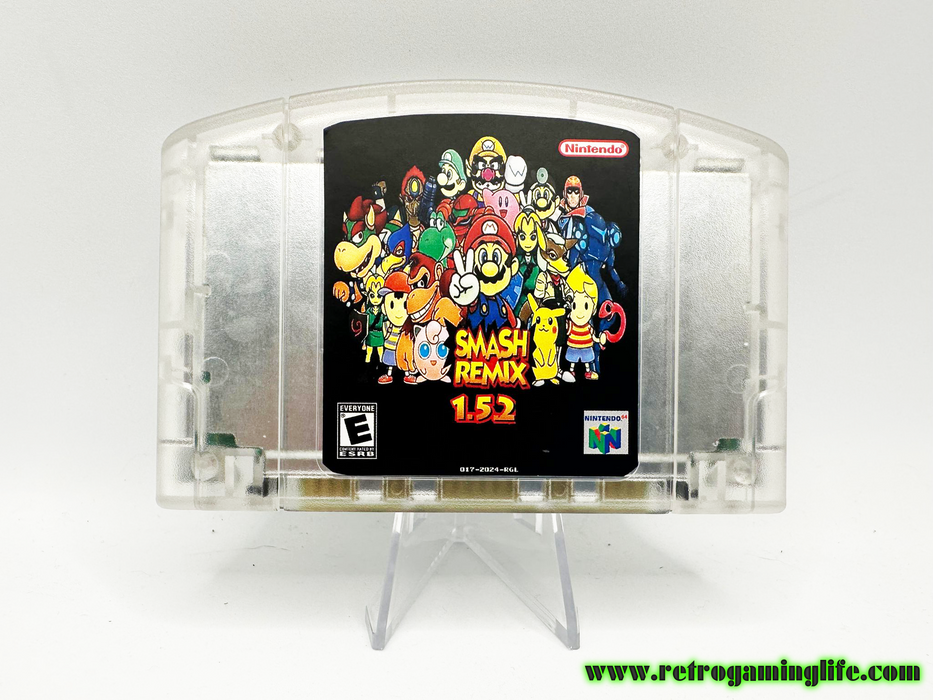 Smash Bros Remix 1.5.2 Nintendo 64 Reproduction Cart - for just $39.99! 