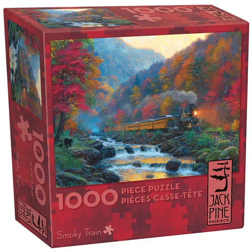 Smoky Train 1000 Piece Jigsaw Puzzle Jack Pine - for just $14.99! 