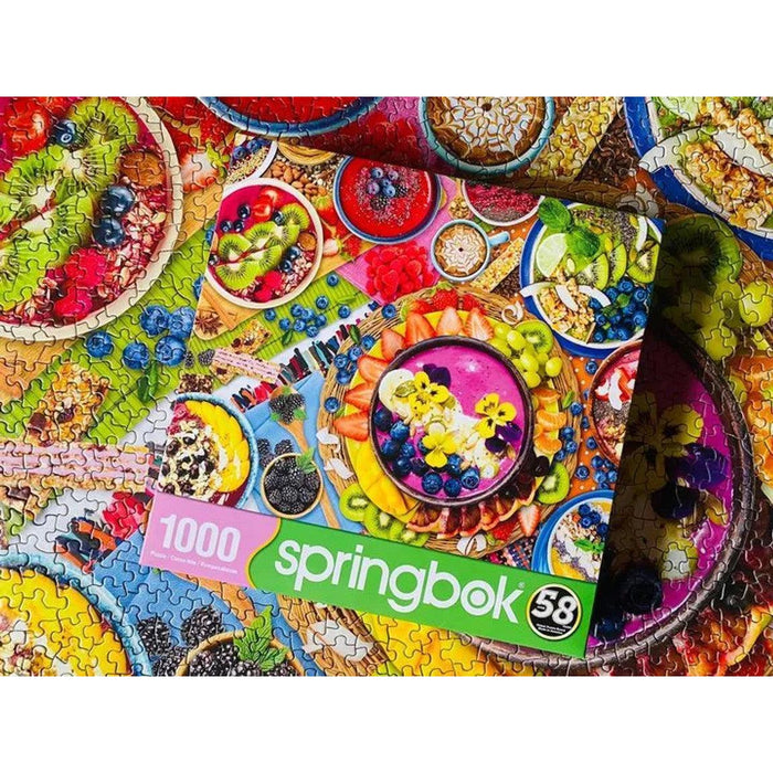 Smoothie Bowls 1000 Piece Jigsaw Puzzle Springbok - for just $19.99! 