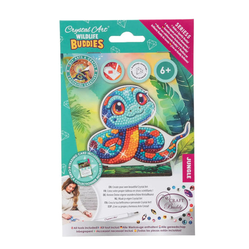 Snake "Jungle" Crystal Art Buddies Kit Craft Buddy - for just $5.99! 