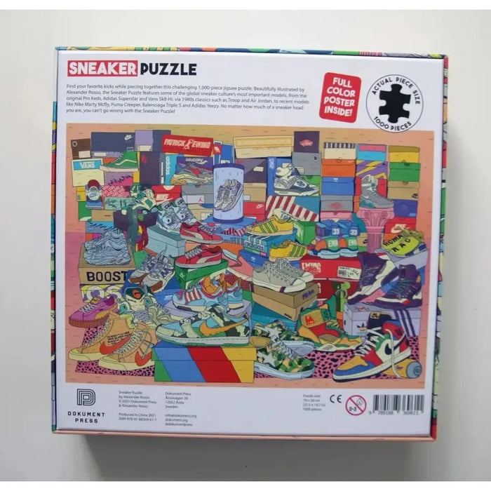 Sneaker 1000 Piece Jigsaw Puzzle Dokument - for just $24.99! 