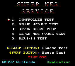 Burn-In/Test Cartridge (Super Nintendo) - for just $0! 