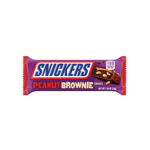 Snickers Peanut Brownie Squares (US) - Premium  - Just $2.49! Shop now at Retro Gaming of Denver