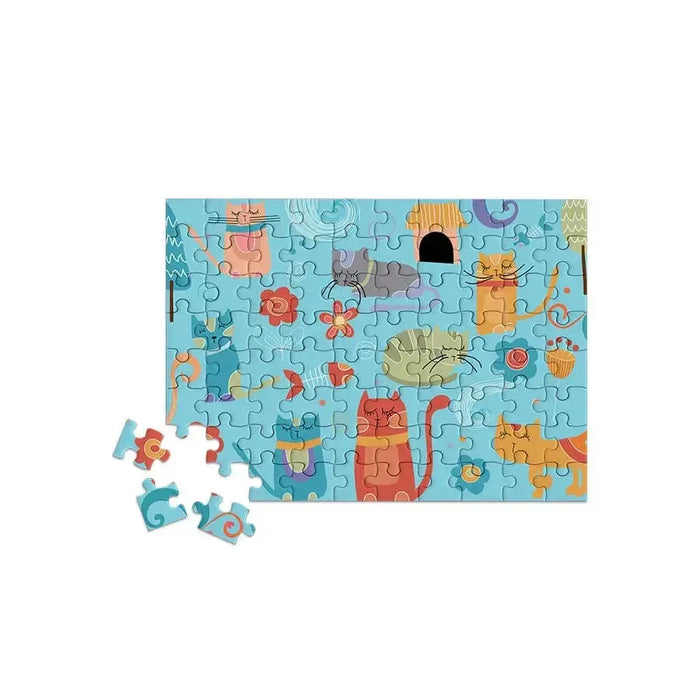 Snoozy Cats 80 Piece Mini Jigsaw Puzzle Micro Puzzles - for just $9.99! 