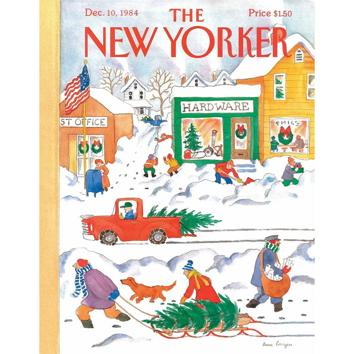 Snow Day The New Yorker 100 Piece Mini Jigsaw Puzzle NYPC - for just $14.99! 