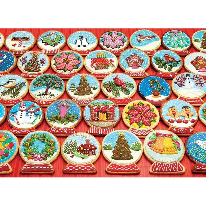 Snow Globe Cookies 1000 Piece Jigsaw Puzzle Cobble Hill - for just $19.99! 