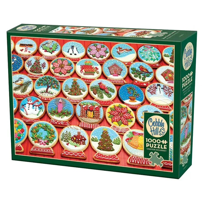 Snow Globe Cookies 1000 Piece Jigsaw Puzzle Cobble Hill - for just $19.99! 